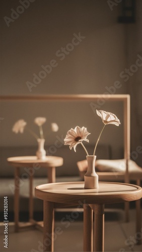 Flowers on a table