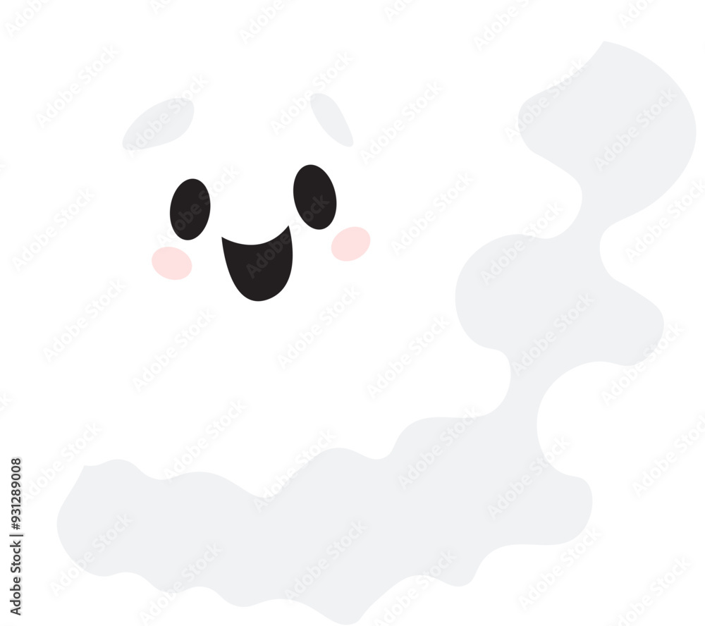 Halloween Cute Ghost Illustration Halloween Cute Ghost Illustration