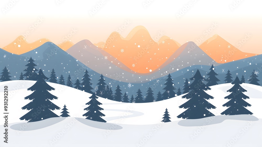 Fototapeta premium Happy 2025: Abstract Christmas and New Year Holiday Design.