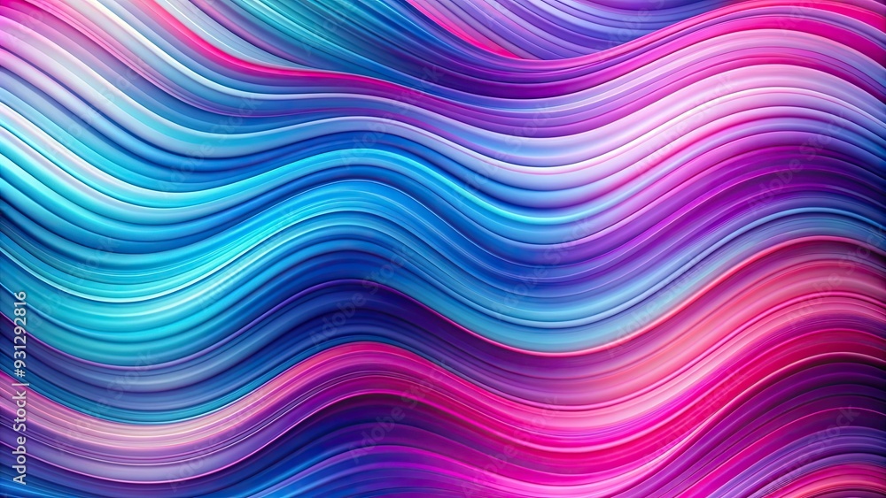 Obraz premium Abstract background wave in bright blue, pink, and purple hues , modern, abstract, background, wave, bright, blue, pink