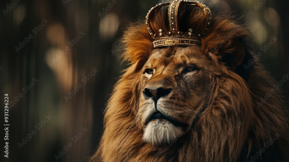 Fototapeta premium Majestic Lion King