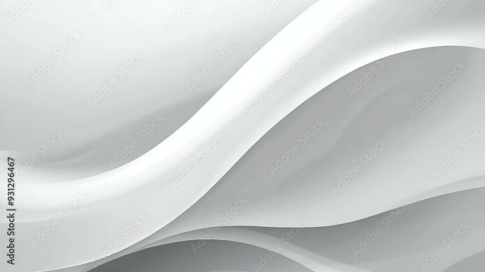 Abstract White Wave Design Abstract White Wave Design