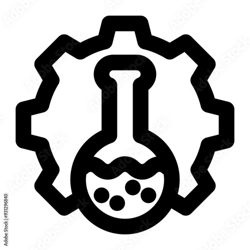 chemical engineering, chemistry, engineering, research, biological engineering, bioengineering outline icon