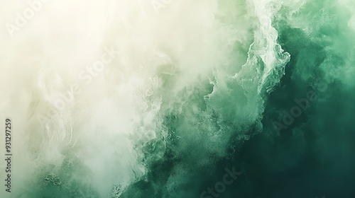 Minimalistic light background with blurred foliage shadow and plant on a light wall.