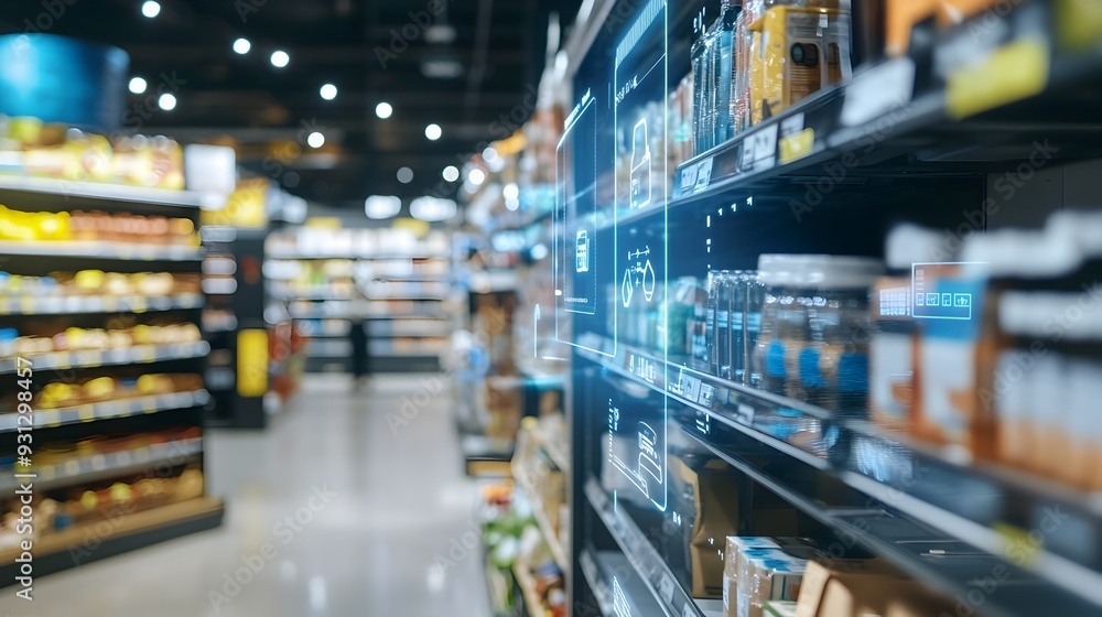 Innovative Edge Computing Setup in Retail Environment Featuring Smart Shelves and Digital Price Tags to Elevate Customer Experience through Advanced Technology and Automation Innovative Edge Computing Setup in Retail Environment Featuring Smart Shelves and Digital Price Tags to Elevate Customer Experience through Advanced Technology and Automation