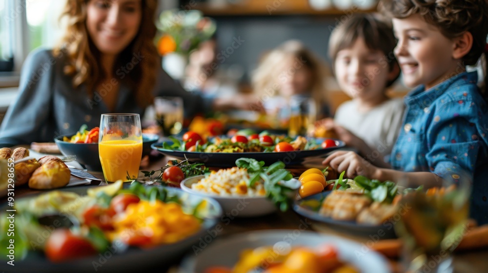 Togetherness: The state of familial closeness and unity, marked by shared experiences, meals, and quality time that brings family members closer.
Togetherness: The state of familial closeness and unity, marked by shared experiences, meals, and quality time that brings family members closer.