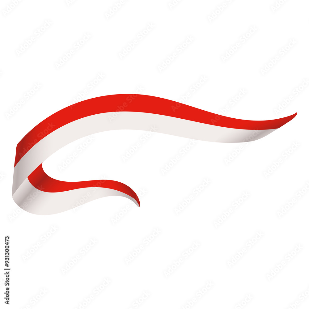 Indonesia Flag Illustration Indonesia Flag Illustration