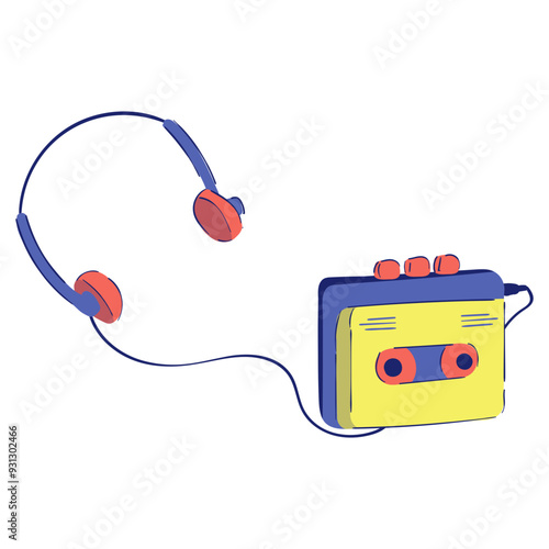 Music Retro Element Illustration