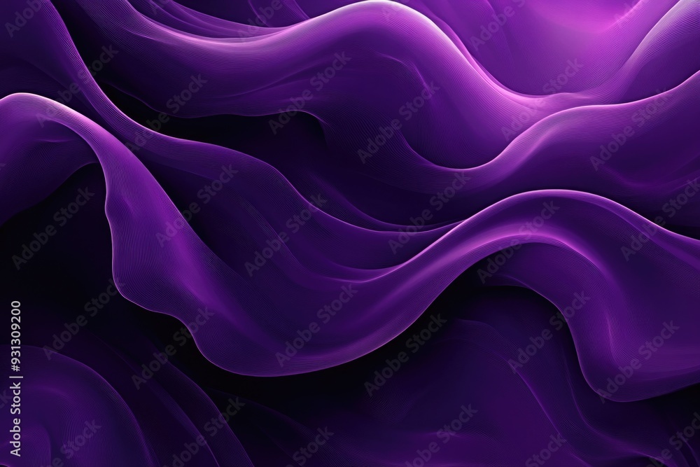 Obraz premium Purple Fabric Close Up