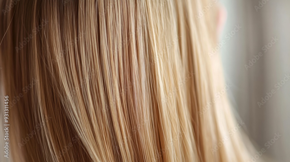 Naklejka premium Hair Botox is on the rise 