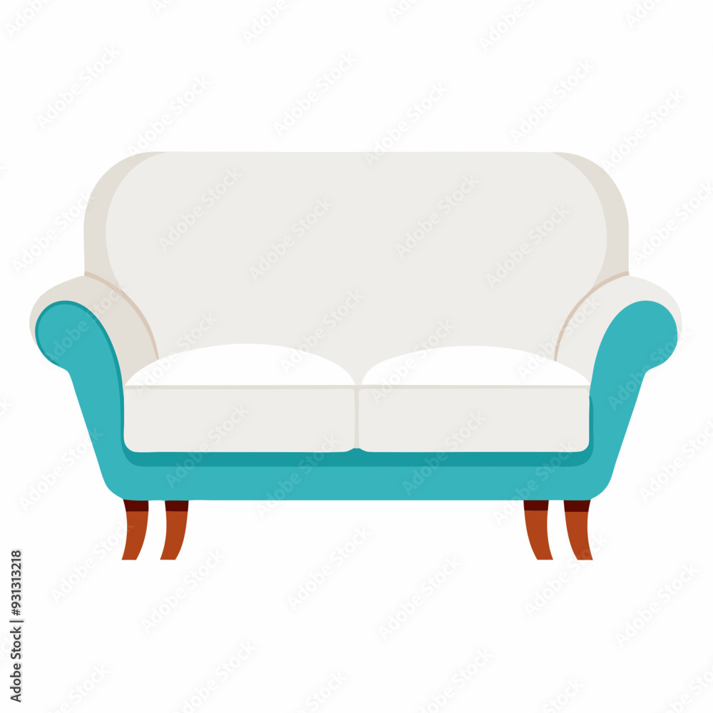 Sofa vector art illustration Sofa vector art illustration