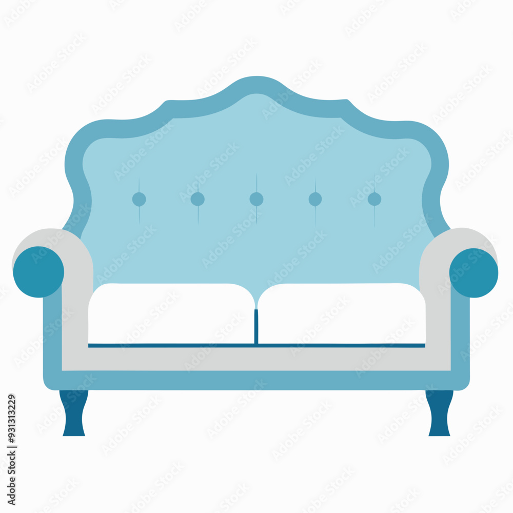Sofa vector art illustration Sofa vector art illustration