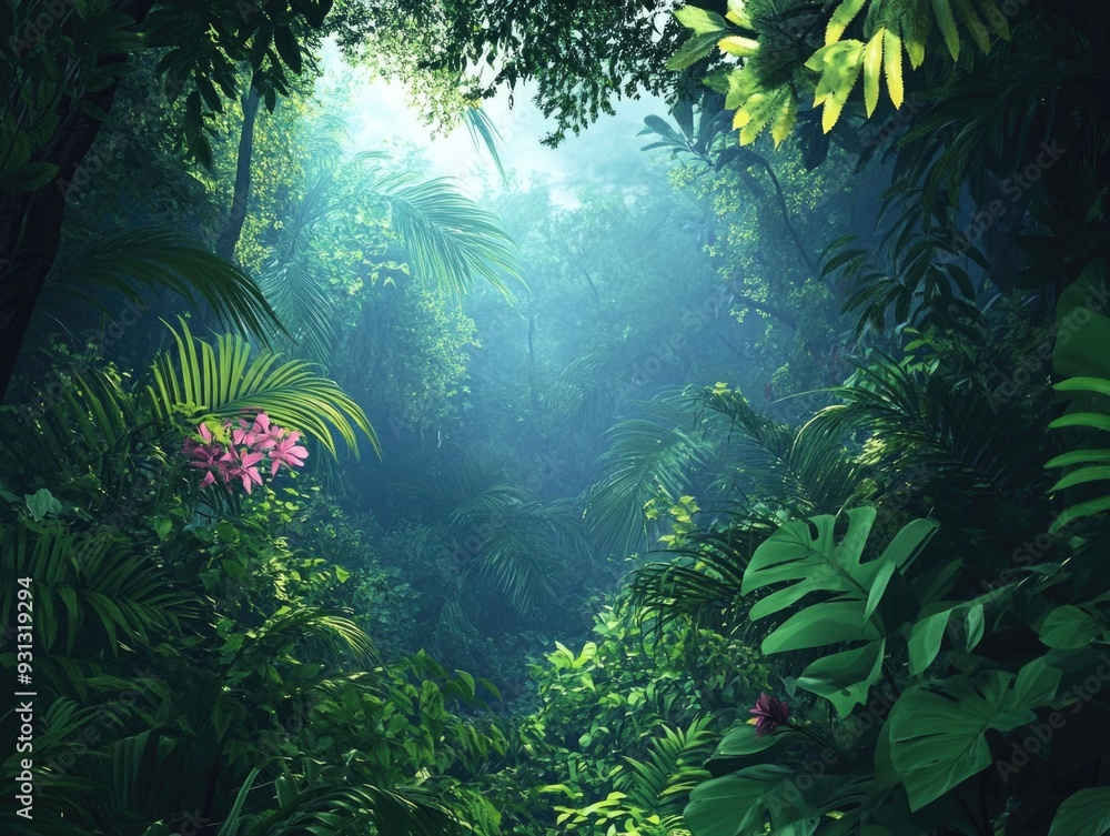 Tropical Jungle Vegetation Tropical Jungle Vegetation