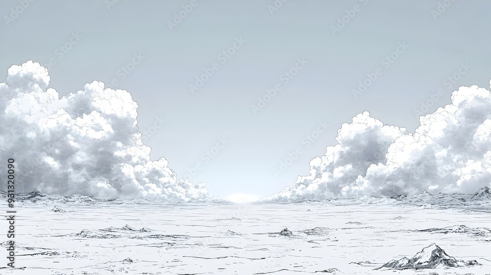 Minimalist Atmospheric Landscape with Distant Rumble and Ground Trembling Minimalist Atmospheric Landscape with Distant Rumble and Ground Trembling