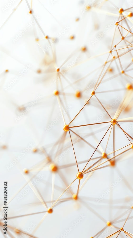 Abstract connection network with orange nodes and thin lines on a soft white background, symbolizing innovation and technology. Abstract connection network with orange nodes and thin lines on a soft white background, symbolizing innovation and technology.