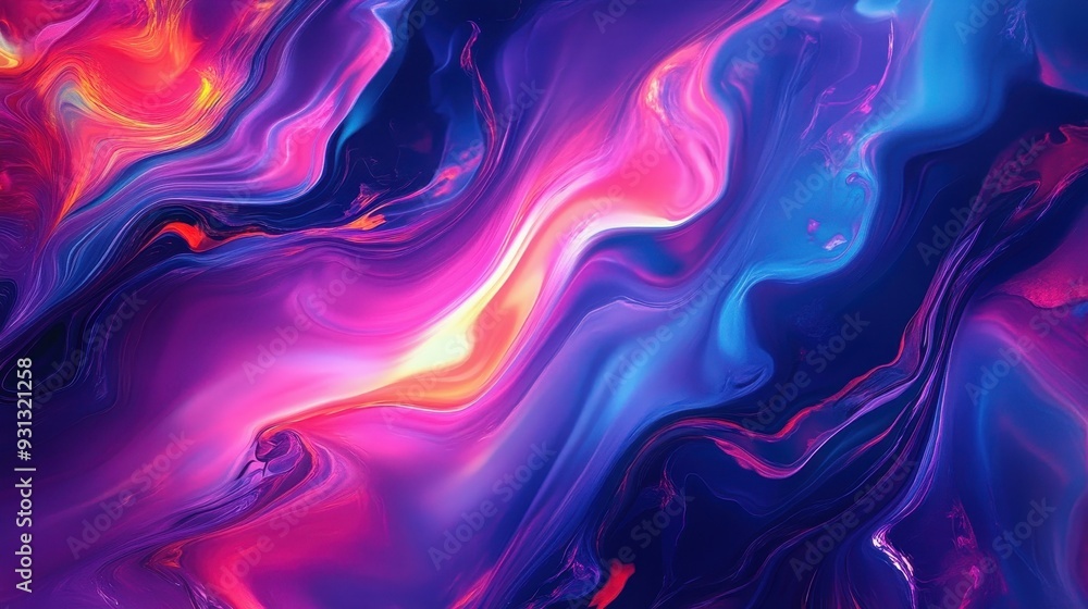 A vibrant abstract design with swirling colors in shades of pink, purple, and blue. A vibrant abstract design with swirling colors in shades of pink, purple, and blue.