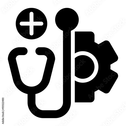 clinical engineering, medical engineering, biomedical engineering, engineering, medical, healthcare glyph or solid icon