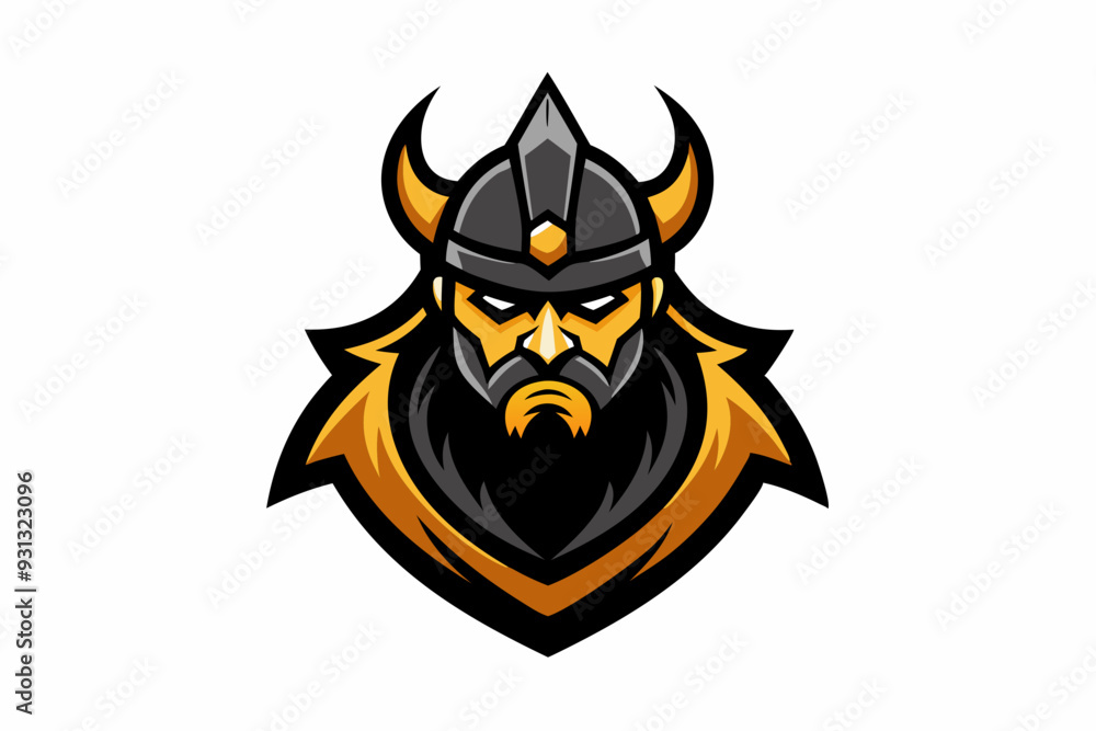 Barbarian Knight Viking Esport Gaming Mascot Logo Barbarian Knight Viking Esport Gaming Mascot Logo