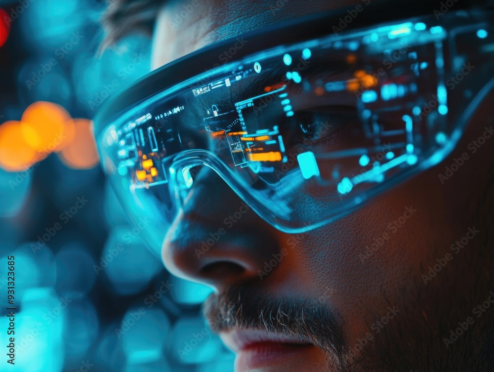 Person wearing glasses