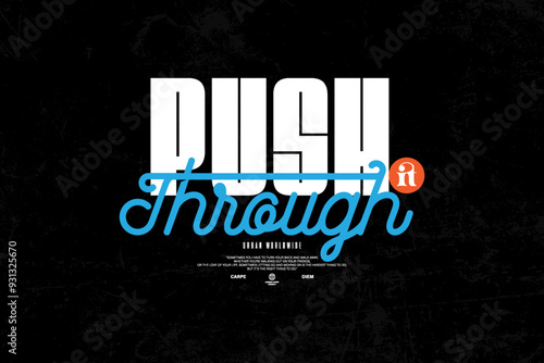 Modern streetwear graphic design t-shirt print design template