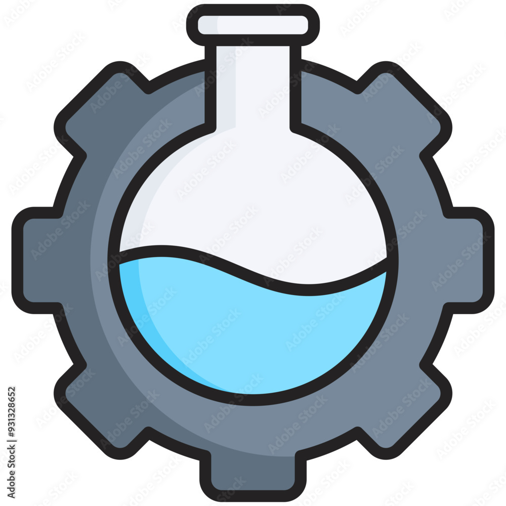 Fototapeta premium Chemical Icon