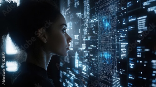 Wallpaper Mural AI-powered tools generating innovative solutions in a data science lab Torontodigital.ca