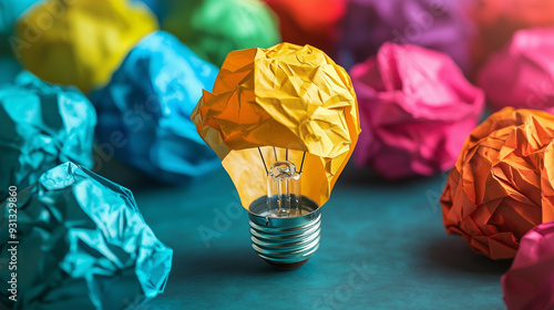 light bulb, creative idea c...