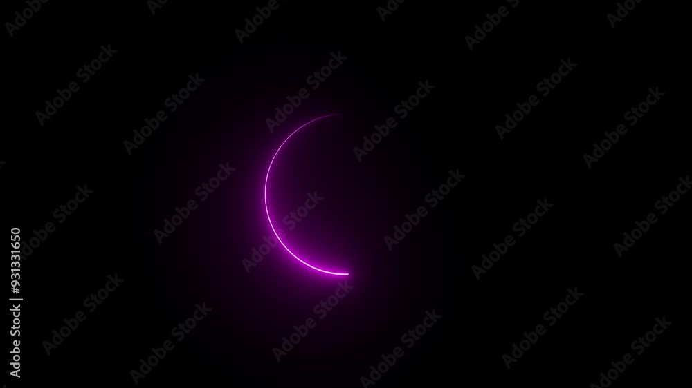 Round neon purple frame against the black background of following .A circular neon frame made of moving neon lights. Empty frame electric power round border glowing, burning flame sign Round neon purple frame against the black background of following .A circular neon frame made of moving neon lights. Empty frame electric power round border glowing, burning flame sign