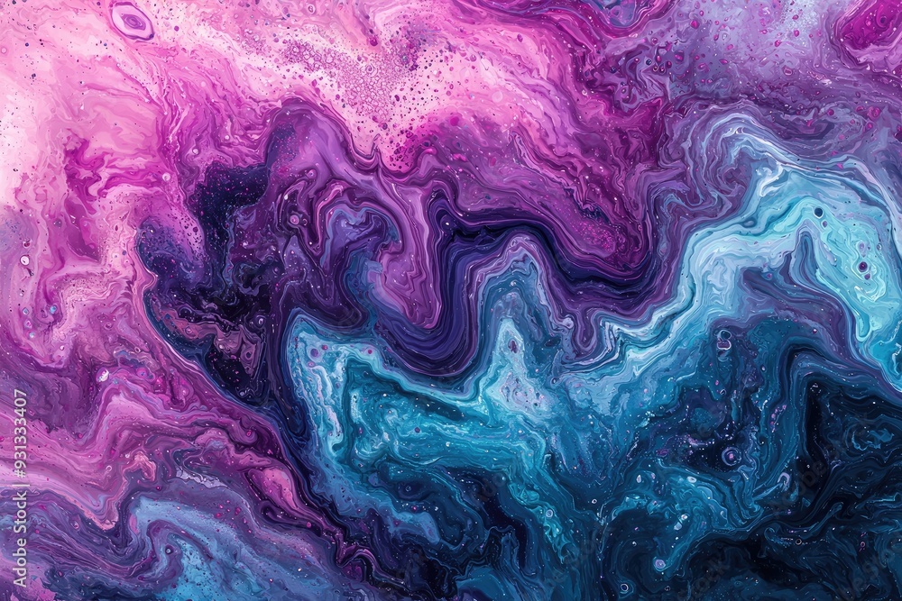 A vibrant abstract art piece featuring swirling shades of pink and blue, creating a dynamic and mesmerizing visual experience. A vibrant abstract art piece featuring swirling shades of pink and blue, creating a dynamic and mesmerizing visual experience.