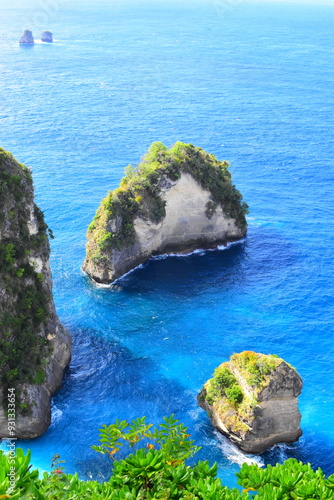 Nusa Penida Island, Indonesia. 29.6.22. It has white-sand beaches and beautiful turquoise ocean waters, multi-colored coral reefs. It also is full of colourful fish and has epic dive spots, photo