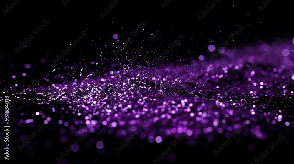 Obraz premium Purple Glitter Abstract Background