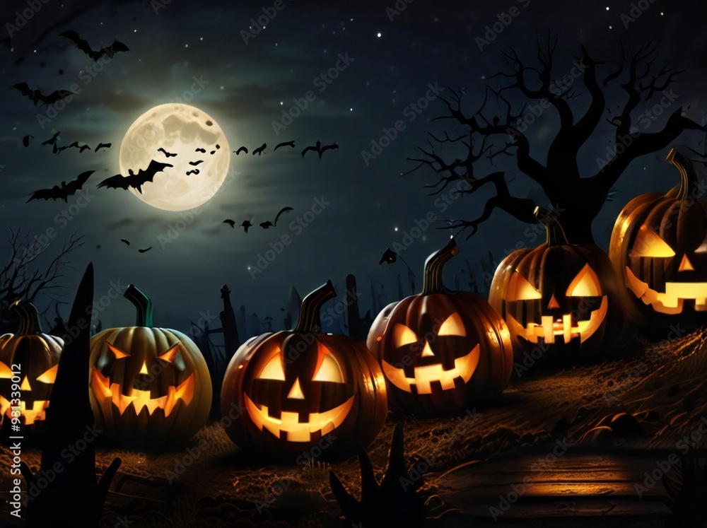 halloween background with pumpkin halloween background with pumpkin