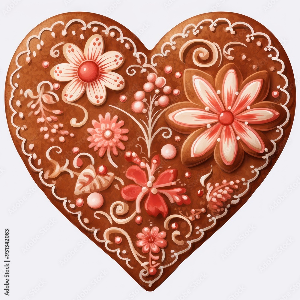 Gingerbread isolated on a white background. Christmas cookies. Gingerbread isolated on a white background. Christmas cookies.