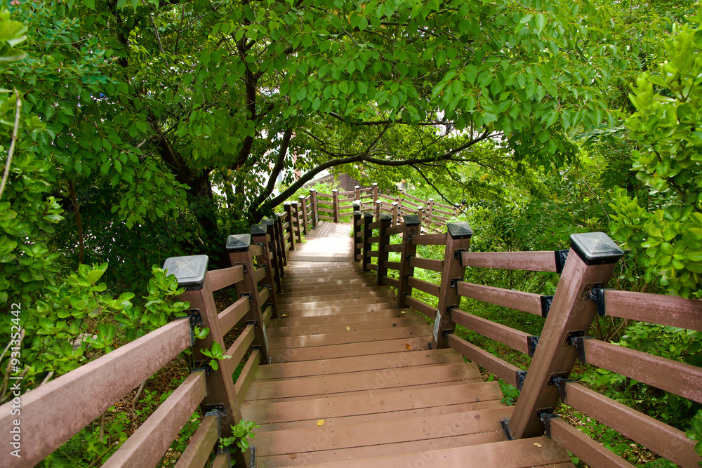 Stairs Leading Down from Yeonggeum Pavilion Observatory Stairs Leading Down from Yeonggeum Pavilion Observatory
