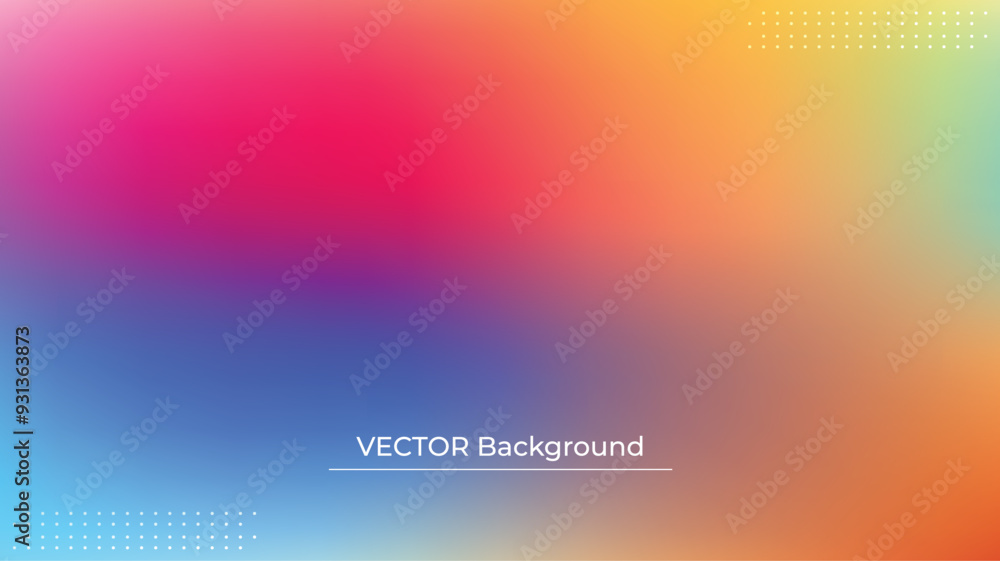 custom made wallpaper toronto digitalSmooth and blurry colorful gradient mesh background. Modern bright rainbow colors. Easy editable soft colored vector banner template. Premium quality