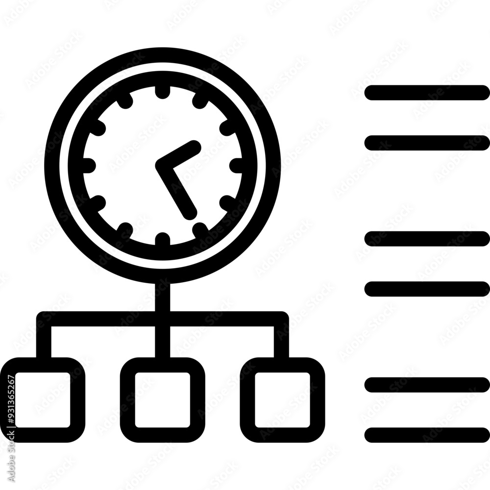 Time Management Icon Time Management Icon