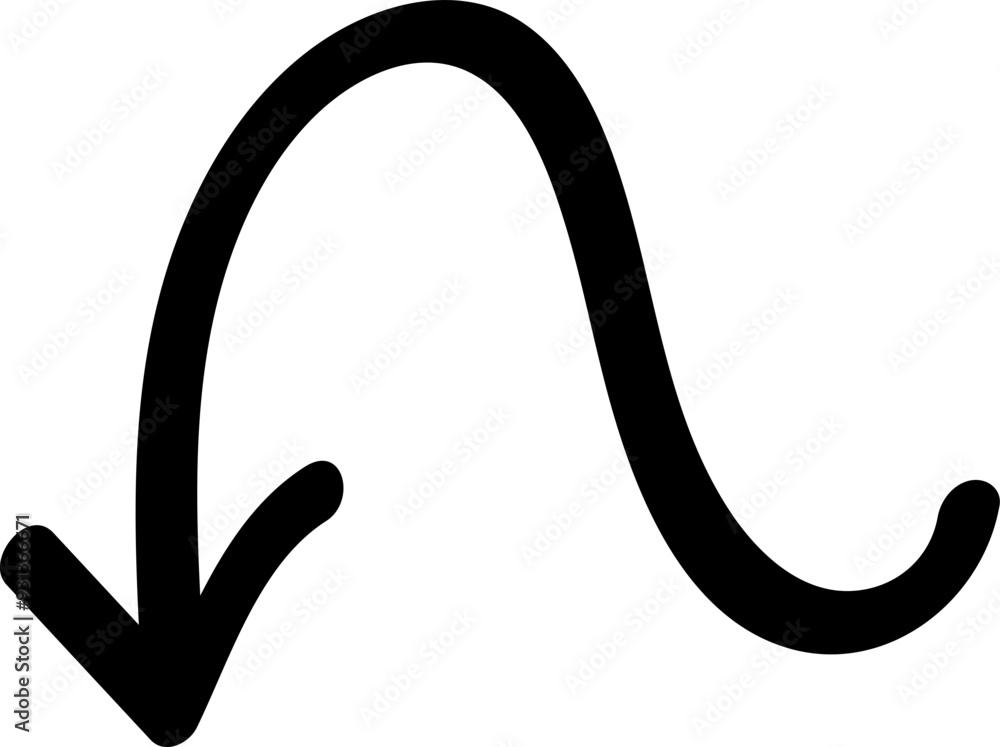 Hand drawn arrow sign. Handdrrawn svg arrows. Isolated direction doodle arrow icon Hand drawn arrow sign. Handdrrawn svg arrows. Isolated direction doodle arrow icon