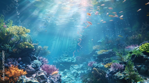 Explore the depths of the ocean in a 3D underwater world.