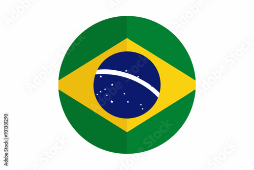 Free Download Independence and illuminated flag of Brazil - GFXLoad