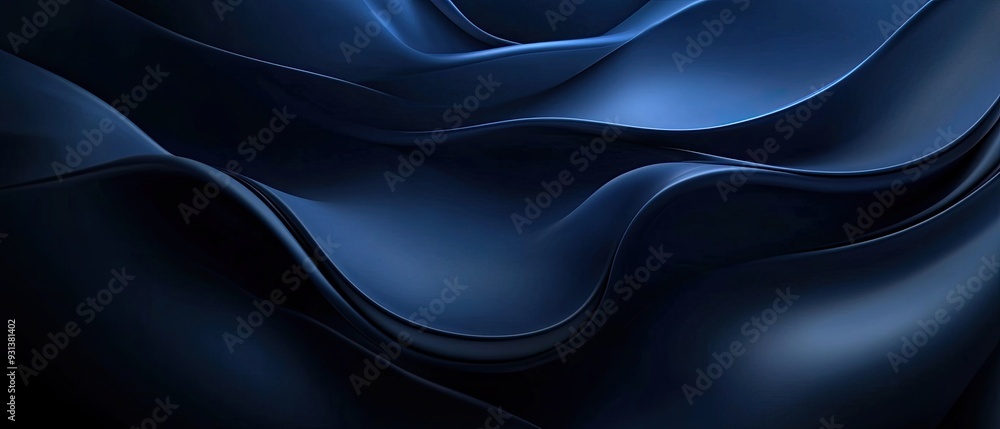 Fototapeta premium Deep matte navy blue color texture background modern and sleek dark tones for contemporary and professional designs and presentations