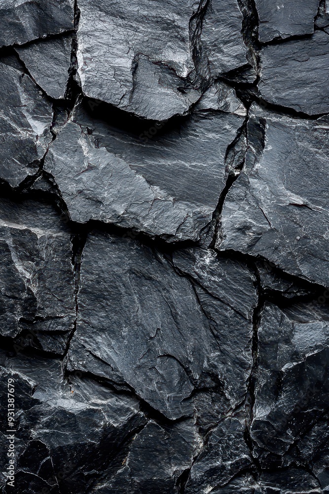 Black slate with rough texture Black slate with rough texture