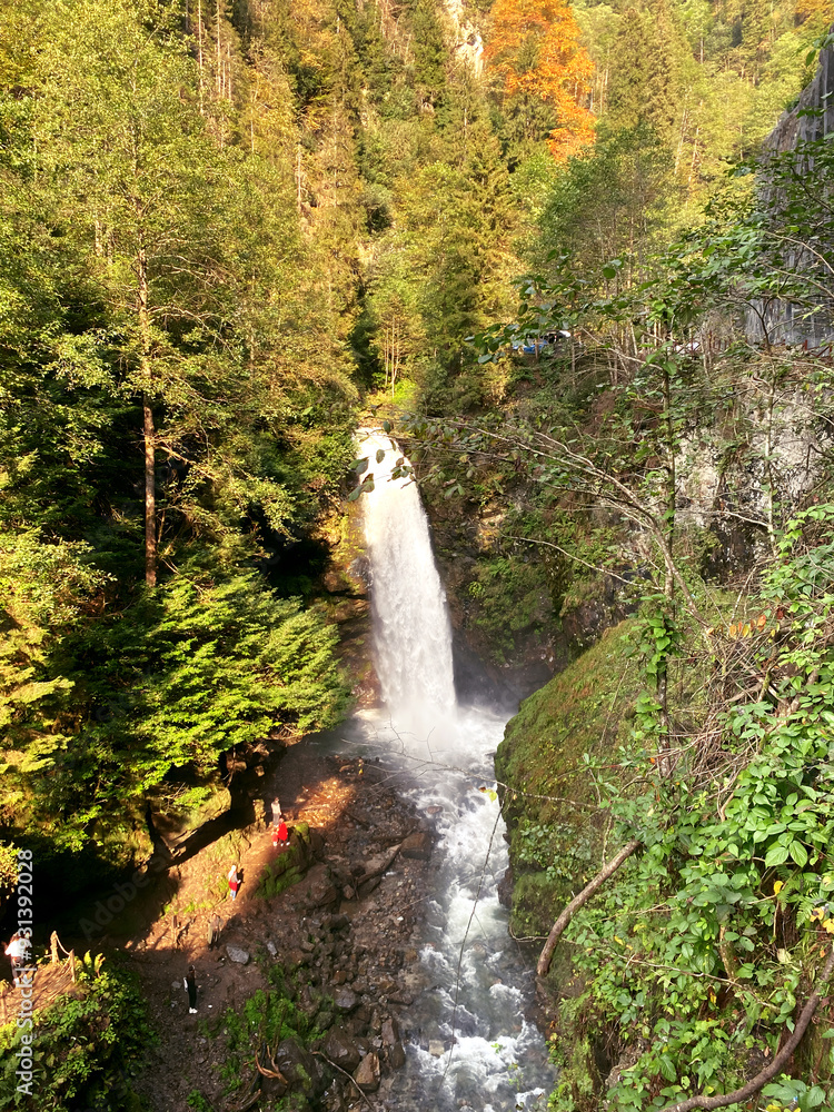 aml hem in Rize Turkey 15 October 2021 Palovit Waterfall In The aml-hem-in-rize-turkey-15-october-2021-palovit-waterfall-in-the