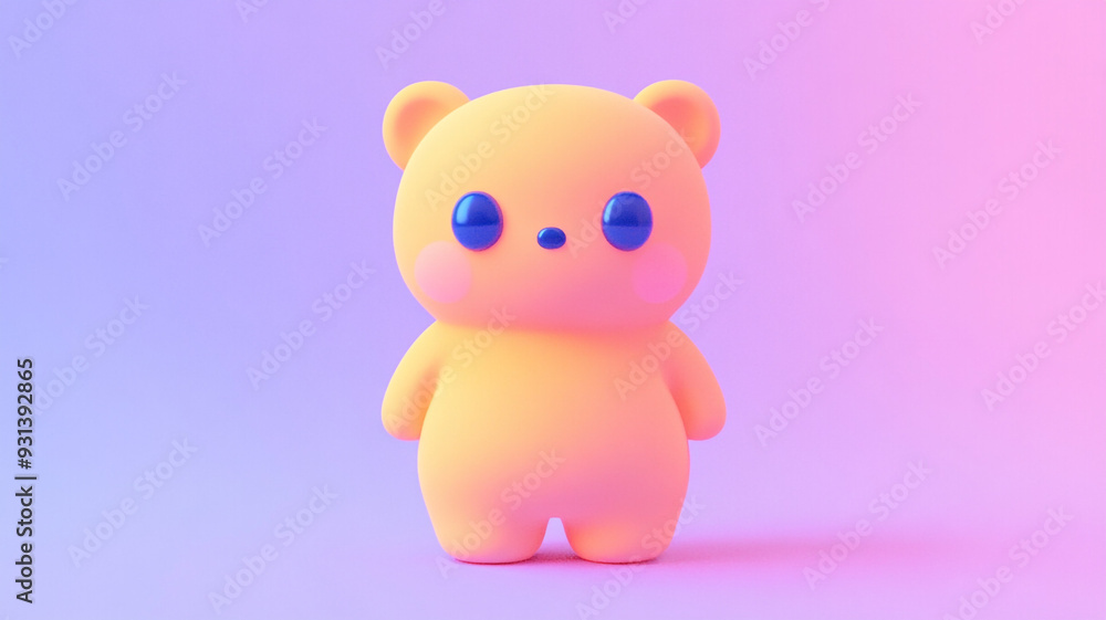 Little bear cub. 3 d. Little bear cub. 3 d.