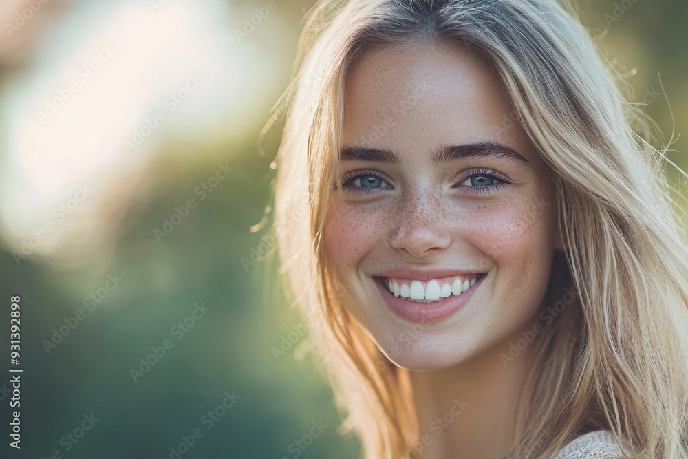 A beautiful young woman with glasses is smiling looking at the camera A beautiful young woman with glasses is smiling looking at the camera