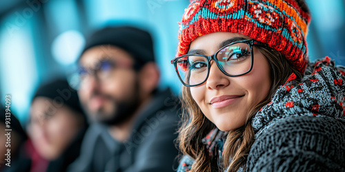 Indigenous Canadian students studying