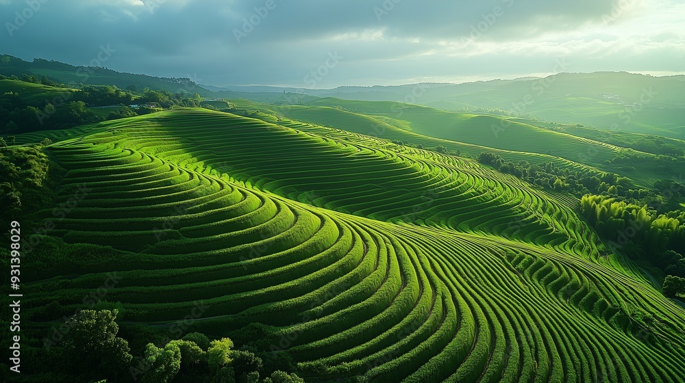 Fototapeta premium green plantation