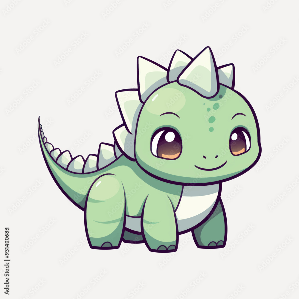 Cute cartoon baby dinosaur illustration Cute cartoon baby dinosaur illustration