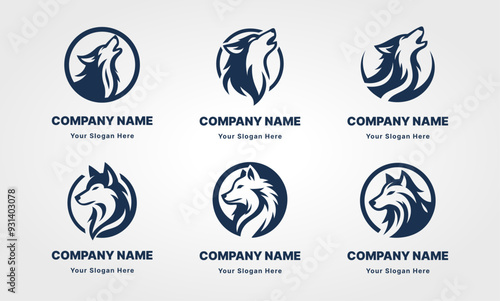 6 Wolf Logo Vectors for Your Brand
