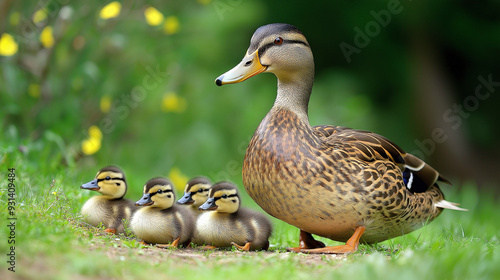 duck and ducklings