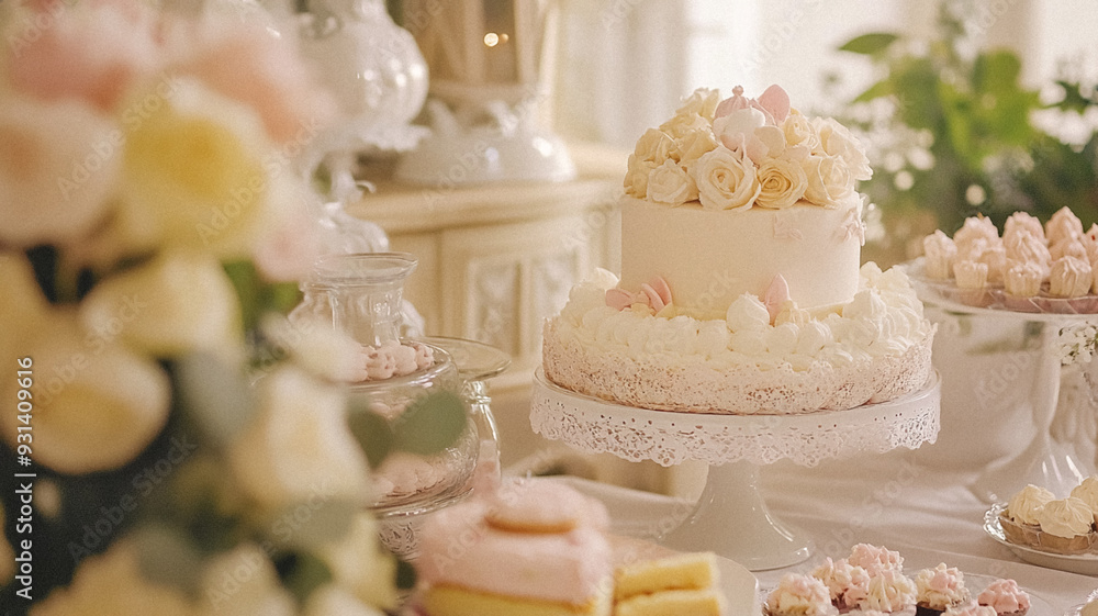 Baby shower or baby welcoming celebration at home, party decor and holiday decoration idea Baby shower or baby welcoming celebration at home, party decor and holiday decoration idea
